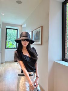 Woppei Lace Patchwork Silk Short Sleeve V-Neck Design Skin-friendly T-shirt Commute Style Pure Color Summer Womens Top