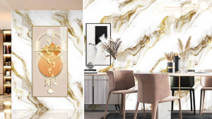 Marble Wallpaper Sticker 60 x 280cm Self Adhesive Thickness 2.5mm Wallpaper Design Wall Decor