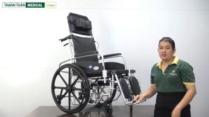 Xe lăn khung nhôm Lucass X7L đa tiện ích bền và dễ dàng di chuyển