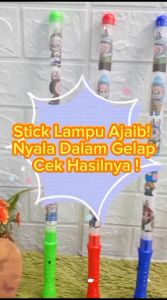 STICK-BABUBU 1pcs [BISA NYALA!] Stik Lampu Kartun Babubu Panjang Takbiran Konser Glow Stick bisa nyala ada tombol on off