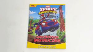 Marvel Spidey & Amazing Friends Construction Destruction Story Book To Read For Kids