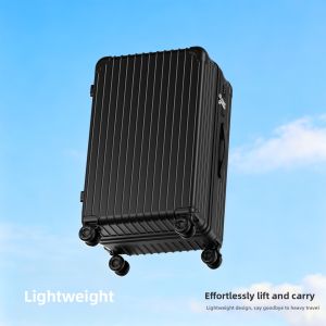 MIMANI | Lightweight Large Capacity Leather Travel Suitcase with Security Code