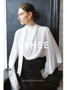 Irregular Ribbon Design Silk Shirt