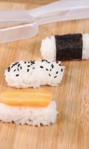 CETAKAN NASI SUSHI GAGANG: Cetakan Sushi Molder Cetakan Pembuat Nasi Bento Bola Onigiri Cetakan Bekal Nasi Makan Anak Gagang Panjang