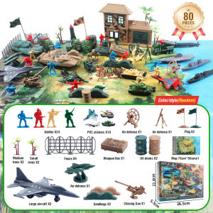 Army Men Military Fighter Soldiers Model Toy Set Special Force Figures Simulation Tank Military Equipment Kids Christmas Gifts