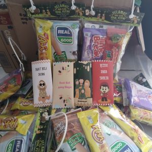 Bingkisan Snack mini/Bingkisan THR anak/Bingkisan Snack idulfitri (+Snack)