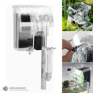 Emango External Biochemical Principle Filter Remove Oil Film Waterfall Filter Pump Apply Small Tortoise Cylinder