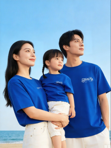 HUOYANDING | Custom Family T-shirt Short Sleeve Cotton Tees