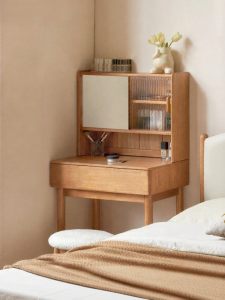 WEISHA | Multi-Function Modern Minimalist Solid Wood Vanity Desk