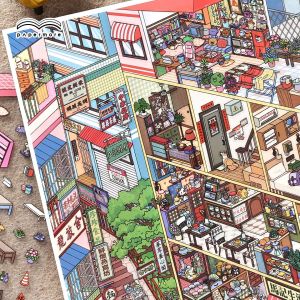 Stress-Relieving 2.5D DIY Large-Sized Wall Sticker