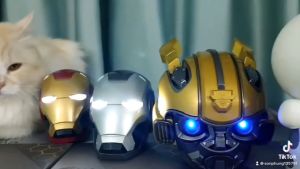 Loa bluetooth 5.0 Bumble Bee Transformer  IRON MAN - Loabuetooth Đẹp Độc Đáo - tặng kèm sạc và jack 3.5mm - JINOTECH