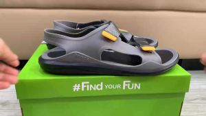 DÉP SANDAL NHỰA ĐI MƯA CROCS SWIFTWATER EXPEDITION CHO NAM MÀU ĐEN