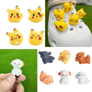 3D Pikachu and Dog Shoe Charms For Slides Sandals PVC Shoe Decoration Accessories For Christmas Birthday Gift Party Favor