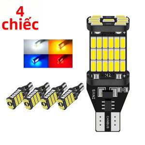 4 Bóng Đèn LED Canbus Xi Nhan Lùi T15 921 W16W Cho BMW E65 E66 E67 F01 F02 F03 E70 X5 E92 E81 E82 E88 1 3 7 Series Đèn Chiếu Hậu