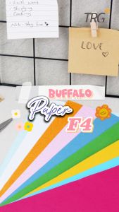 TRG Kertas Jilid Cover Buffalo Folio BFP-10 - Bufalo Paper F4 1 Pak Isi 10 Lembar TRG
