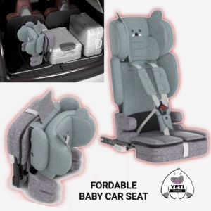 Fordable Car Seat Child car Seat Toddler Car Seat Baby Kerusi Baby Kereta Lipat ISOfix Latch 9 Months to 12 Years Old