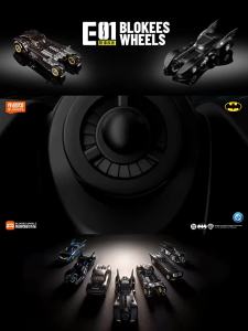 BLOKEES | BLOKEES WHEELS Batman E03 Batmobile Casey Putsch 1:64 Toy 1997 Car DC Arkham Justice League Dark Knight Assembly Action Figure