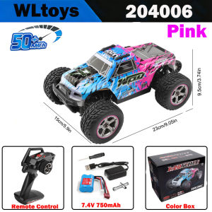 WLtoys | WLtoys 1/20 RC Cars 204006 2.4G High-Speed ​​4WD 50km/h Brush With Night Remote Control Racing Car Toys For Kids And Adults Gift