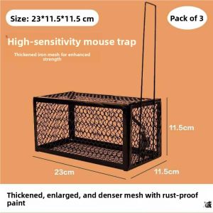 MOMIAN | One-Way Mouse Trap with Spring Mechanism