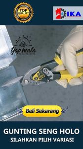 Gunting Hollo / Holo / loket seng baja 9 10 inch Kualitas Jumbo kuat / Termurah/ Ekonomis/ Cap mata