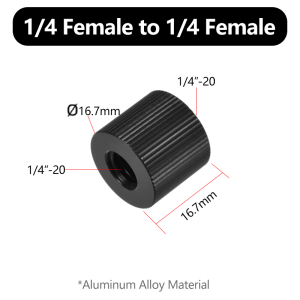 1/4" to 3/8" Screw Adapter Converter Threaded Spigot Mount for GoPro Action Camera Tripod Monopod Flash Light Stand Mounting