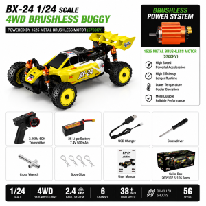 ZD Racing BX24 4WD Off-Road RC Remote Control Car 1/24 Off-Road Racing Brushed/Brushless Alloy Chassis Climbing Crawler