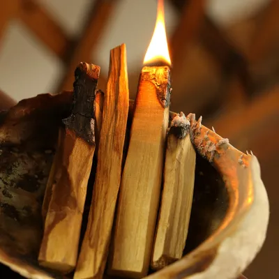 Palo Santo Natural Incense Sticks Wooden Natural Incense Sticks Purifying Healing Stress Relief for Meditation Relaxation