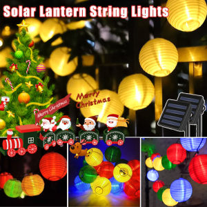 Christmas Lights Solar Power Lantern Lights Curtain Lights Outdoor Waterproof String Lights LED Solar Garden Lights Solar Christmas Halloween Fairy Lights Landscape Lights Wedding Party Festival Christmas Tree Decoration Lawn Garden Walkway Ambience Light