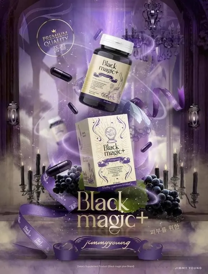 black magic glutathione review + DIETARY SUPPLEMENT PRODUCT Vitamin C Supplement L-Cysteine Glycine Capsules 1 Bottle 2 Bottle Dietary Capsules - Lazada Healthy Aging Supplements