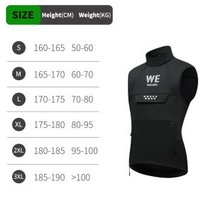 WOSAWE | WOSAWE Cycling Vest Thermal Winter Windproof Wind Gilet Water Repellent 2 Way Zipper MTB Road Cycling Jersey 4 Pockets Men Women