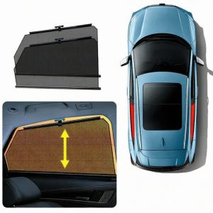 TOKUSET | Sun Protection Privacy Curtain Easy Installation For Car Window