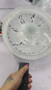 Quạt Trần Có Đèn Và Điều Khiển Từ Xa Đế E27 Điều Chỉnh Tốc Độ Gió 4 Cấp Đèn LED Có Thể Điều Chỉnh Độ Sáng Dành Cho Phòng Ngủ Nhà Bếp Kiểu Dáng Hiện Đại Quạt Lắp Ổ Điện