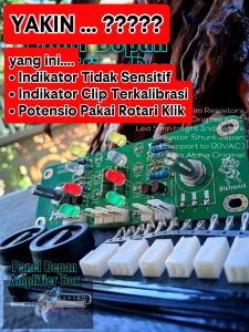 Panel Depan Box N7000 N9000 Double Layer | Papan potensio Box | Indikator Box | Buildup Mode