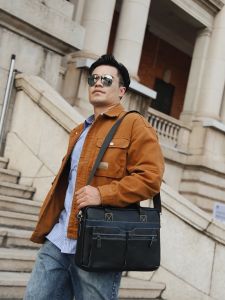 BULLCAPTAIN High-Quality Leather Mens Briefcase: A Comprehensive Guide