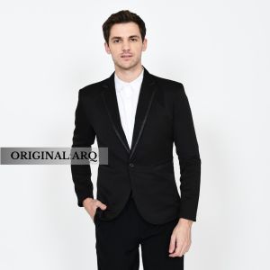 Jas Wisuda Hitam Pria Model Polos Keren Kasual Perpisahan Wedding Terbaru 2025 Trendi Slimfit