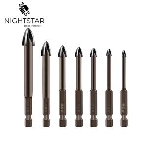 Mata Bor Tombak Kaca Beton Granit Keramik Mata Bor Bentuk Payung 4-12 MM