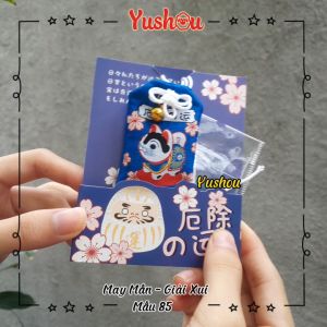 Móc Khóa Yushou May Mắn - Mẫu 85 - Xua đuổi điềm xấu (Kiểu Omamori) Có sẵn