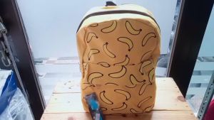 Tas Ransel Punggung Anak Casual Lucu Motif Pisang Banana Backpack Kids Trendy Murah Tapi Mewah COD Aesthetic Korean Style