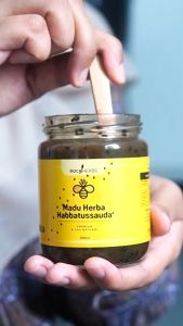 Madu Herba Habbatussauda (ROCKHERBS) Ikhtiar batuk sesak nafas sakit dada dan boost imuniti