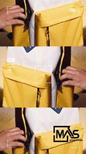 Ransel Sekolah M.A.S.G//Diamond untuk Pria dan Wanita - Backpack Kanvas