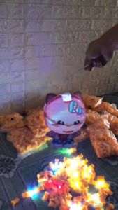 Combo 10 đèn led 7 màu gắn kèm đèn lồng Trung Thu dùng để Trang Trí và nhiều mục đích khác.