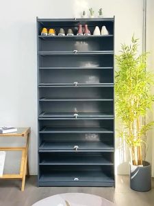 Chalet ตู้รองเท้า ชั้นวางรองเท้าลิ้นชัก ตู้วางรองเท้า ชั้นวางรองเท้า ตู้เก็บรองเท้า หลายชั้น กระจกใส เก็บได้เยอะ