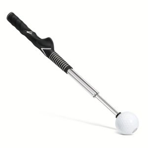 Golf Swing Practice Stick Golf Swing TRAINER Retractable Practice เริ่มต้นการจัดตําแหน่งท่าทางที่ถูกต้องข้อมือกอล์ฟอุปกรณ์กีฬา