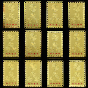 Lucky Dragon Zodiac Mobile Phone Sticker Personalized Year of the Snake Amulet Metal Alloy Couple Matching Jewelry Decal