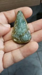 จี้หยกพม่าแกะพร้อมส่ง