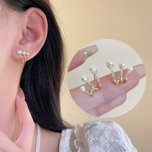ต่างหูมุก MODE Korea ต่างหูหรูหราเครื่องประดับสำหรับผู้หญิง