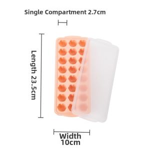 Cute Heart Shaped Ice Tray Easy Demolding