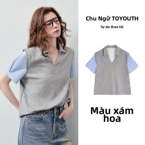 Toyouth | Áo Sơ Mi Hai Mảnh Cổ Polo Ảo