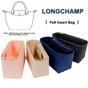 Women Felt Insert Bag for Longchamp Tote Makeup Cosmetic Bags Travel Inner Purse Handbag Storage Organizer
