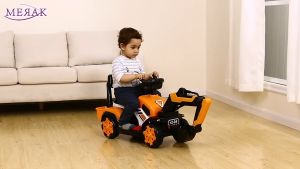 Kid Children Electric Ride On Excavator Car Electromobile Toy Vehicle Kenderaan Jengkaut Elektrik Kanak-Kanak 儿童挖掘机 F20